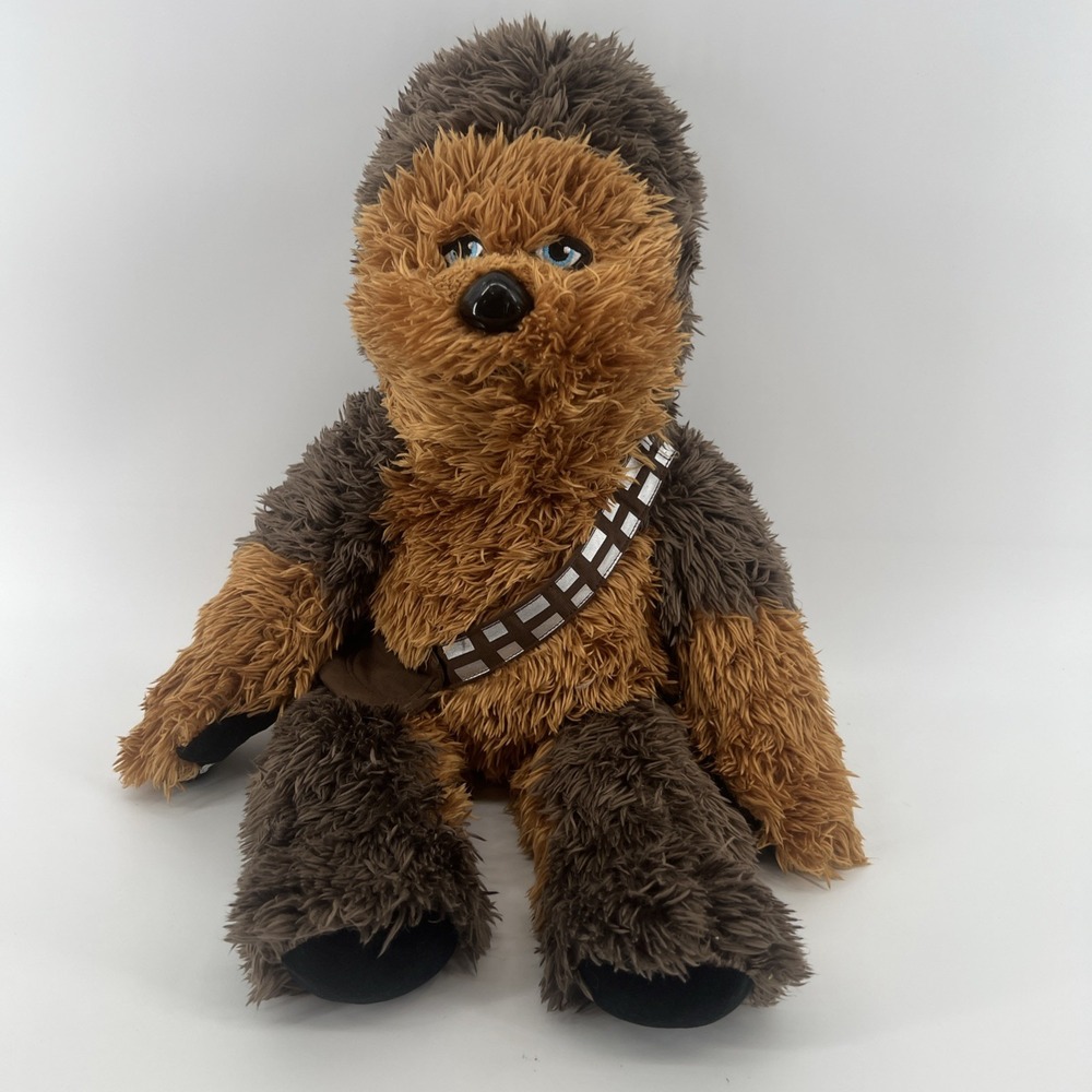 Build A Bear BAB Star Wars Chewbacca Soft Brown Plush Shaggy 2015 22"